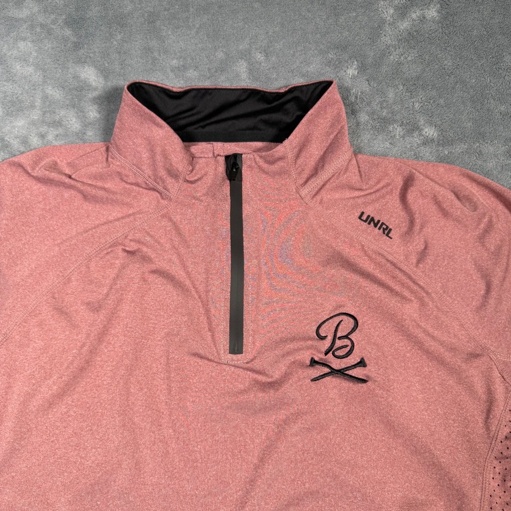 UNRL x Bartstool Golf Men's XL Crossed Tees Stride 1/4 Zip Long Sleeve